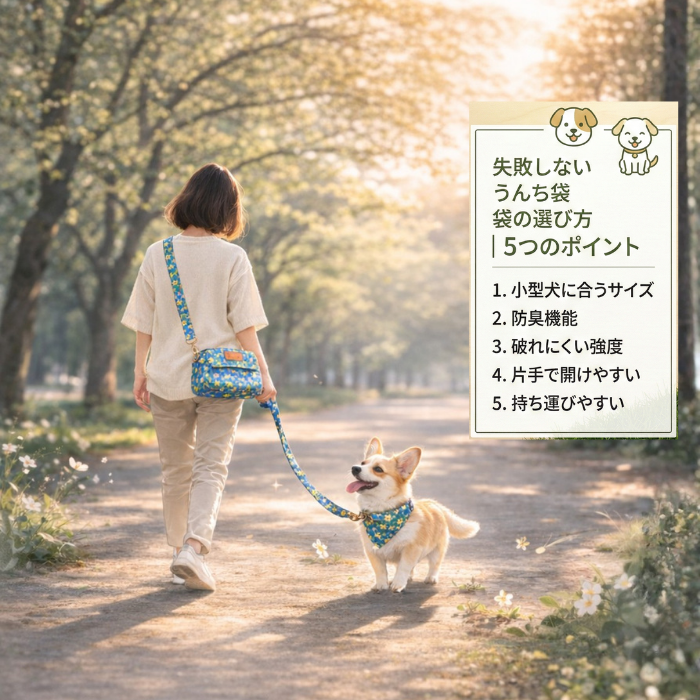 犬の散歩に最適なうんち袋の選び方|失敗しない5つのポイント